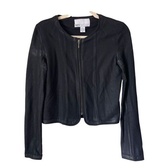 1335 Bar III Front Row Black Moto Jacket‎ Size XS - Picture 1 of 5